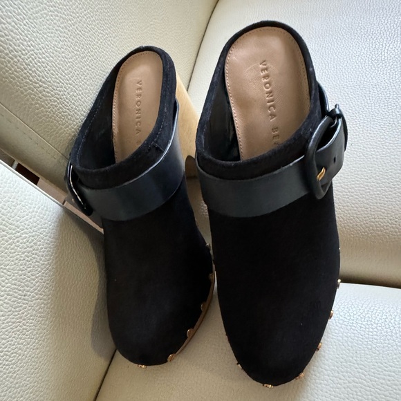NWOB Veronica Beard Dacey Womens Suede Slip On Clogs. MSRP $400. Size 10M - Picture 7 of 17